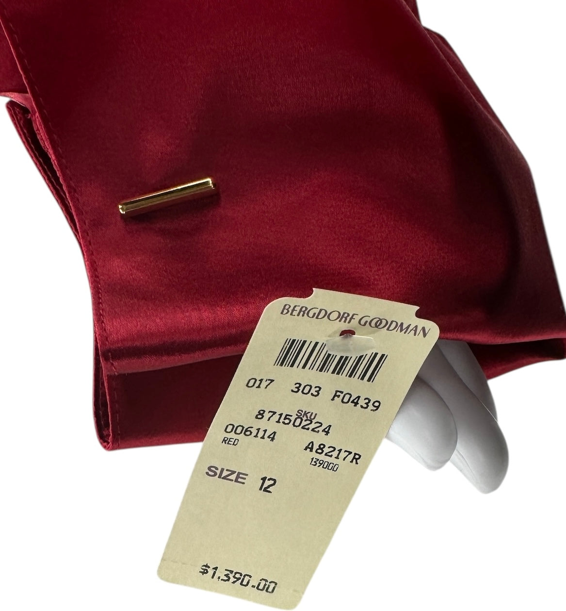 Loro Piana Silk Blouse in Red - Brand New with Tags – Size 12 (US)