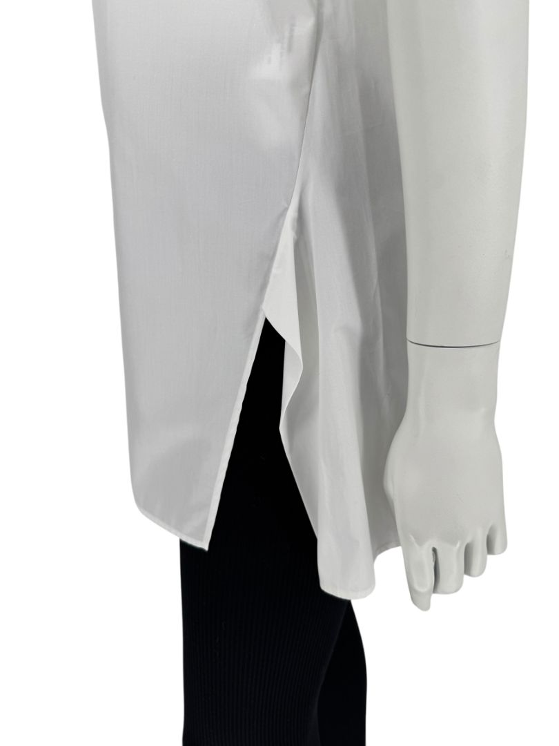 Jil Sander White Sleeveless Cotton Blouse - Size 40 (IT)