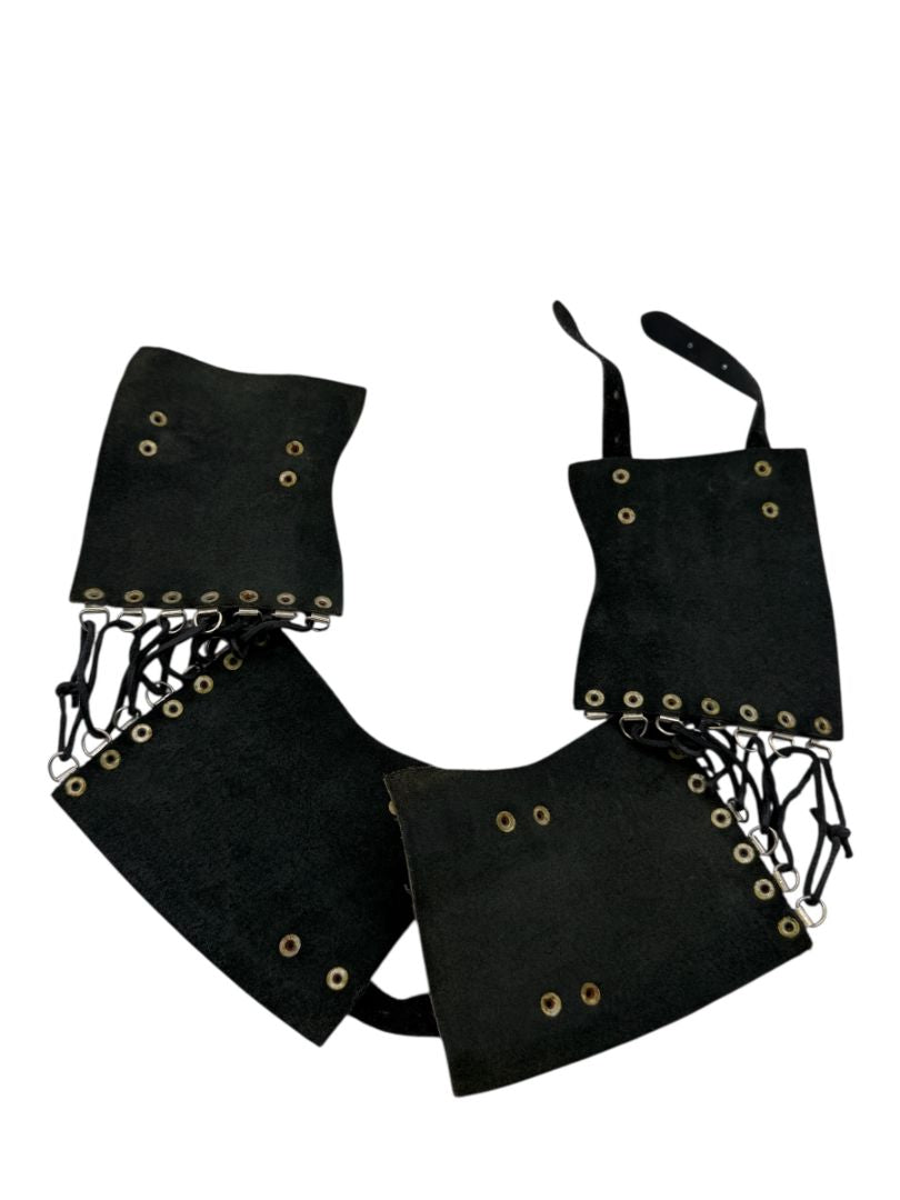 Unbranded Black Leather Corset-Style Belt – Great Preowned Condition