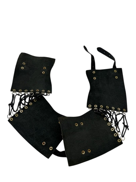 Unbranded Black Leather Corset-Style Belt – Great Preowned Condition