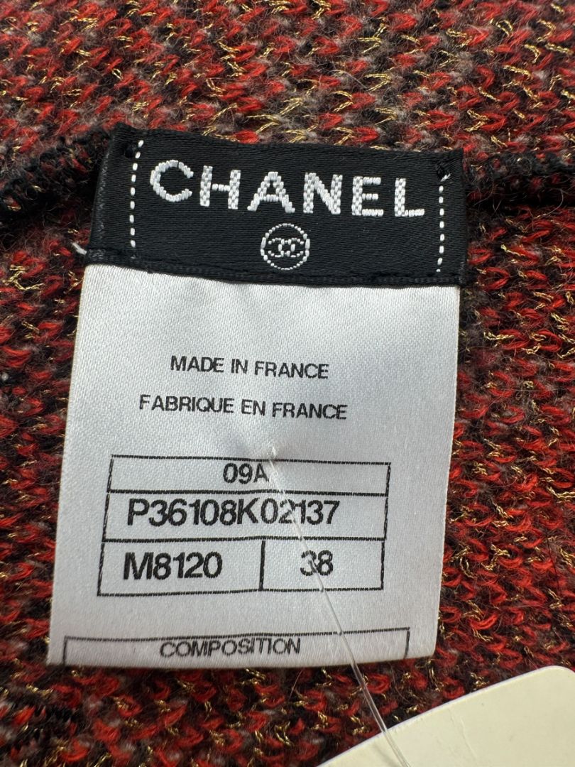 Chanel Paris–Moscow Wool-Blend Embroidered Mini Dress – Size 38 – Brand New With Tags