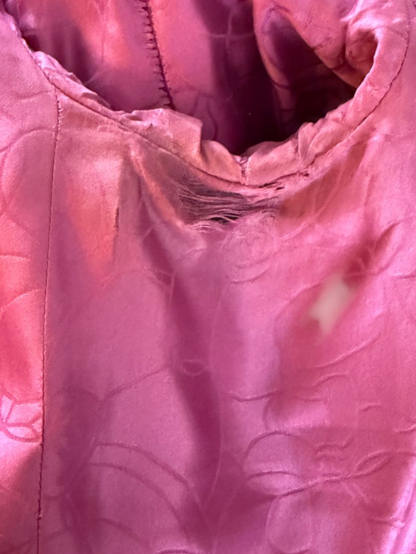 Chanel Fuchsia Textured Cotton-Blend Jacket – Size 42