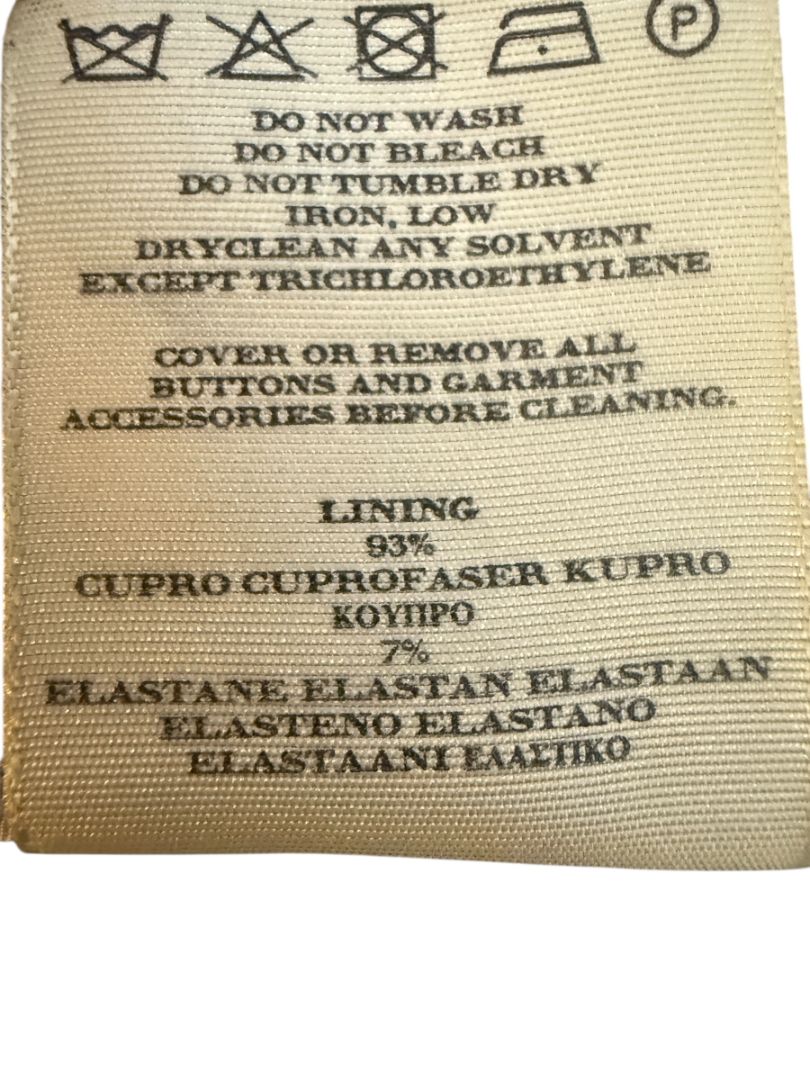 Burberry London Slim Fit Wool Blend Pencil Skirt - USA 12