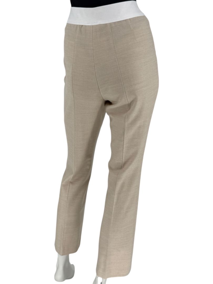 Akris-Bergdorf Goodman Beige Wool Blend Cropped Pants – Size IT 42
