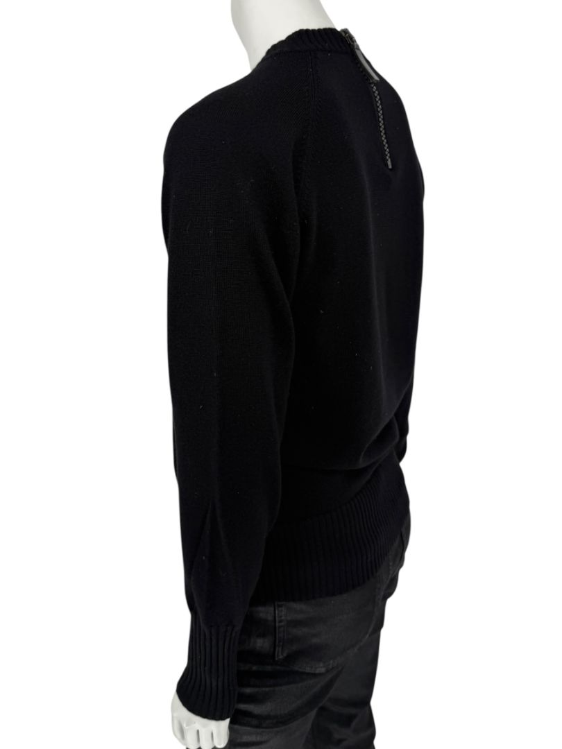 Burberry London Black Wool Logo Sweater – Size L