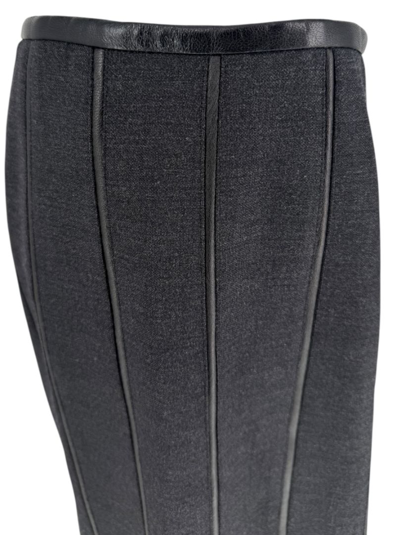 Armani Collezioni Charcoal Gray Wool-Blend Pencil Skirt – Size 10 / IT 46