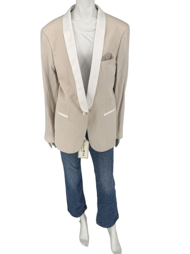 Lanvin ♥ H&M Men’s Beige Tuxedo Blazer – Limited Edition – EU 52/US 42R