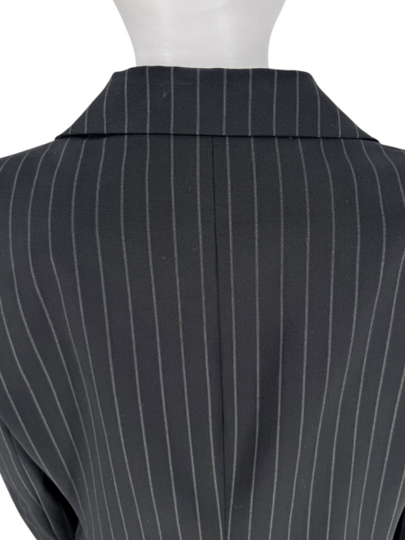 Armani Collezioni Charcoal Pinstripe 3-Piece Suit – Size 12