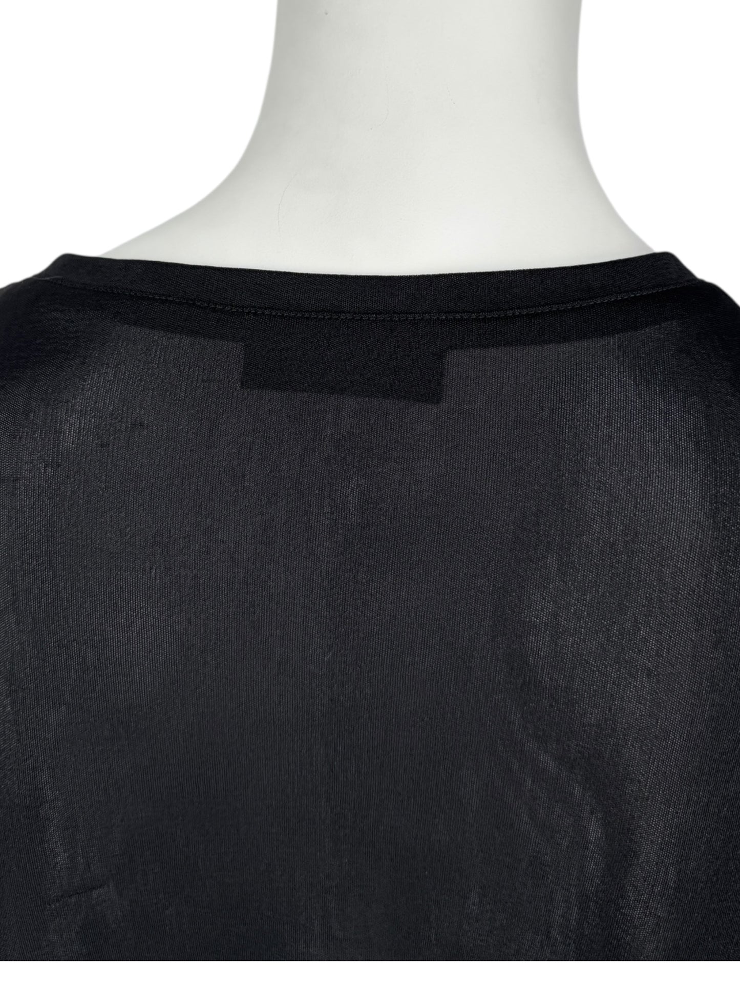Prada Black Mixed-Fabric Long Sleeve Top – Size IT 40