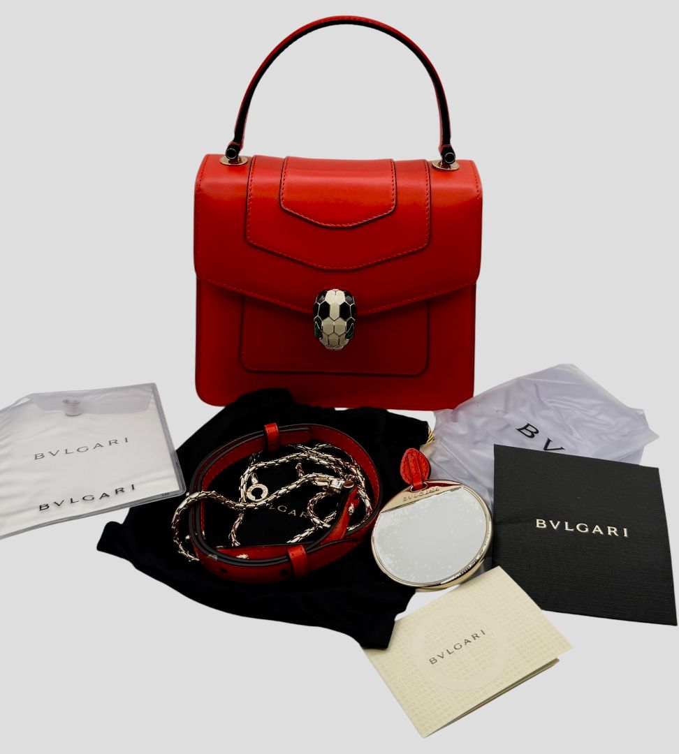 Bvlgari ‘Serpenti Forever’ Small Top Handle Bag