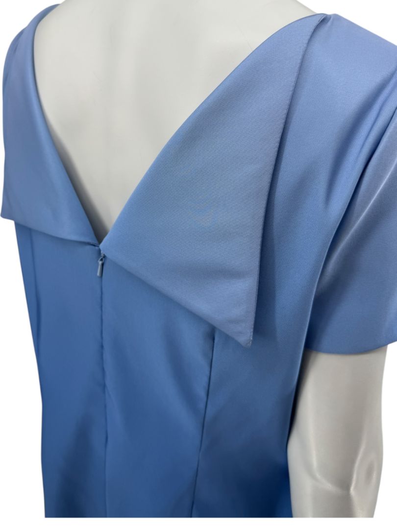 Pamella Roland Blue Ombré Cocktail Dress – Large