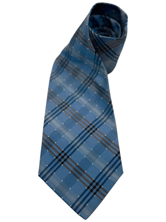 Burberry London Blue NovaCheck Silk Tie