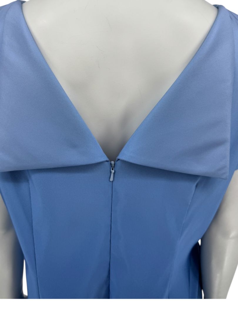 Pamella Roland Blue Ombré Cocktail Dress – Large