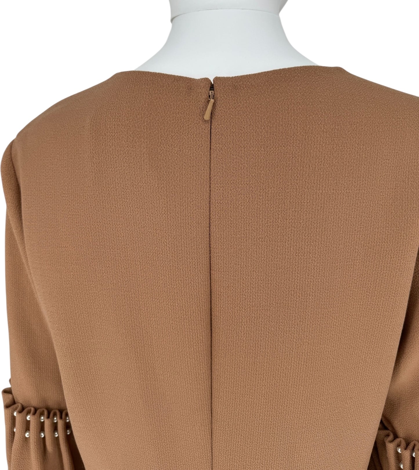 Lela Rose Pearl Embellished Sleeve Shift Dress – Size 8 (New with Tags)