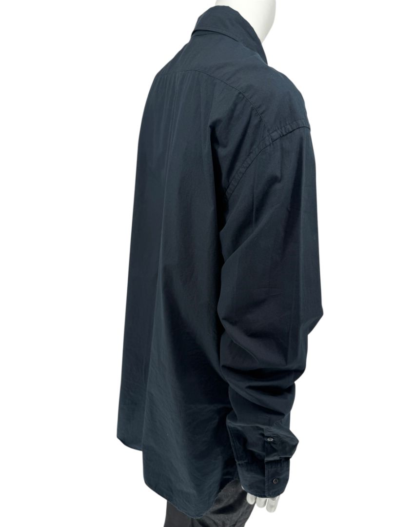 Galliano Gazette Oversized Graphic Cotton Shirt – Size 54 (Men's)
