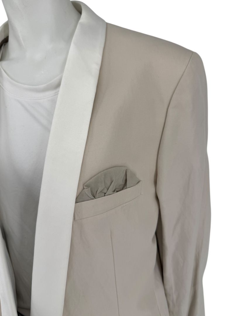 Lanvin ♥ H&M Men’s Beige Tuxedo Blazer – Limited Edition – EU 52/US 42R