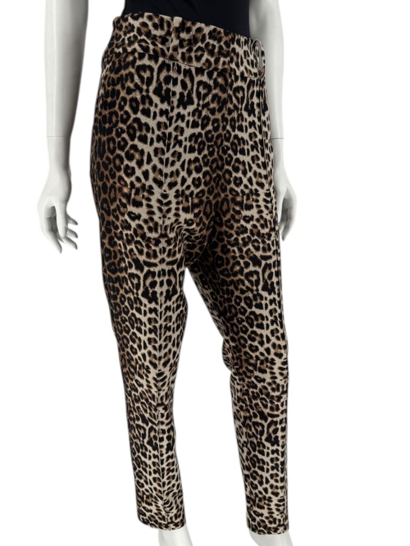 Veronica Beard Leopard Print Stretch Ankle Pants – Size 12