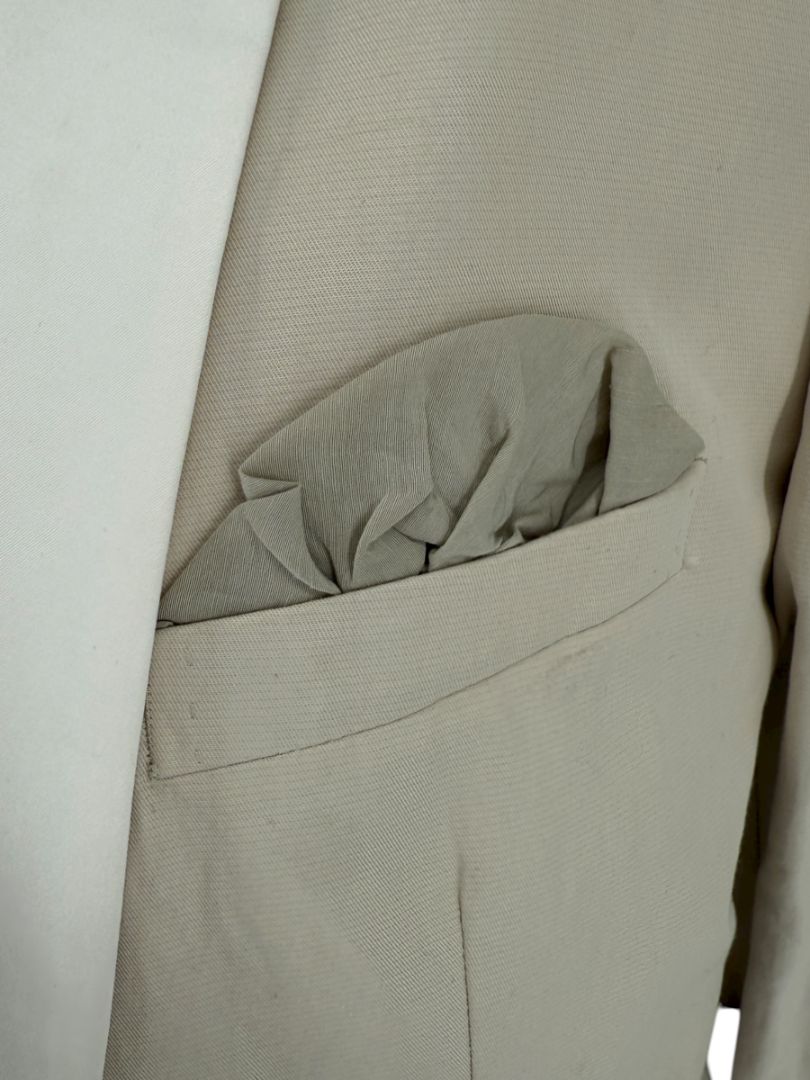 Lanvin ♥ H&M Men’s Beige Tuxedo Blazer – Limited Edition – EU 52/US 42R