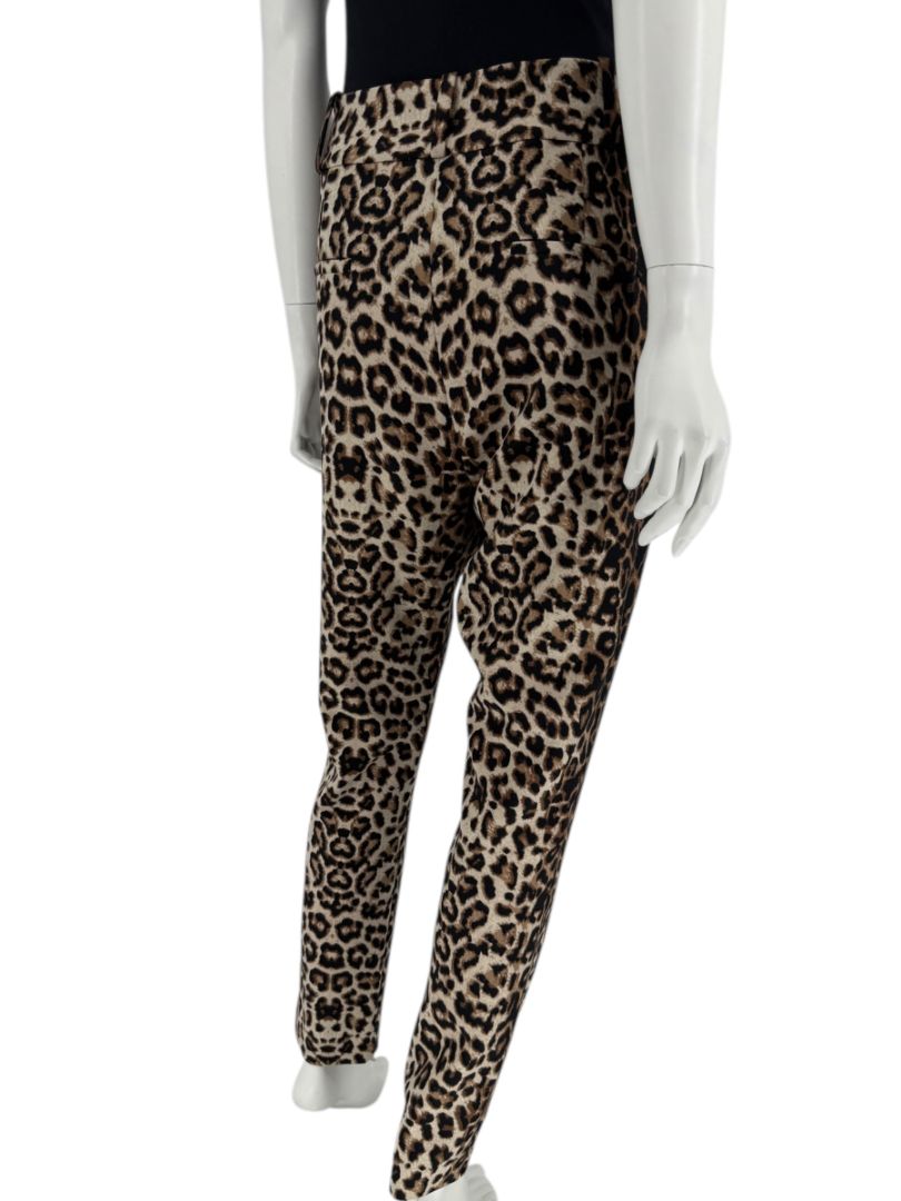 Veronica Beard Leopard Print Stretch Ankle Pants – Size 12