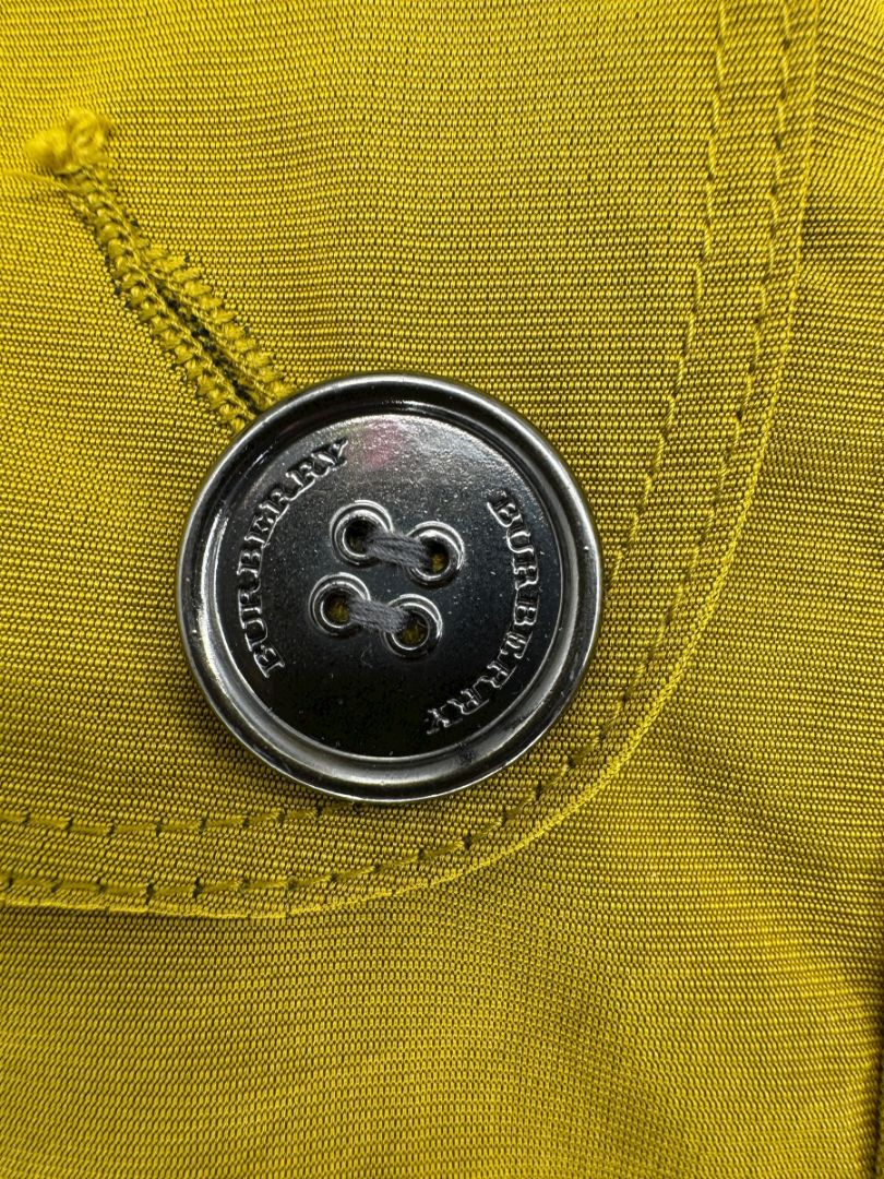Burberry London Mustard Yellow Hooded Utility Jacket – Size L