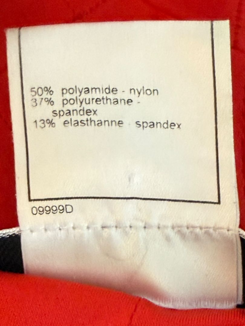 Chanel Red Quilted Identification Jacket – Size 42