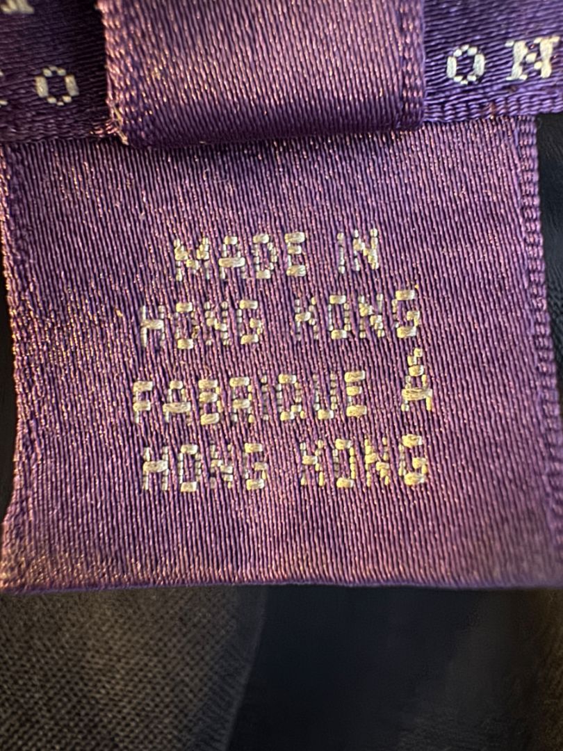 Ralph Lauren Collection Ruffled Cotton Blouse – Navy - Size L