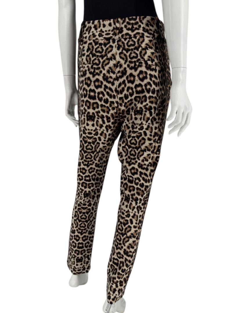 Veronica Beard Leopard Print Stretch Ankle Pants – Size 12