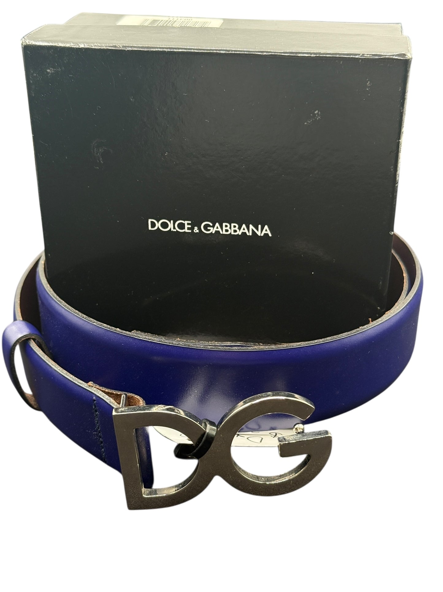 Dolce & Gabbana D&G Blue with Silver Belt - Size 46/85