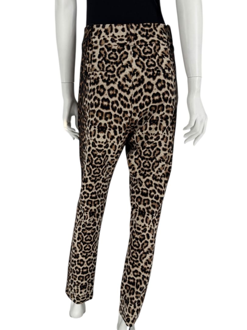 Veronica Beard Leopard Print Stretch Ankle Pants – Size 12