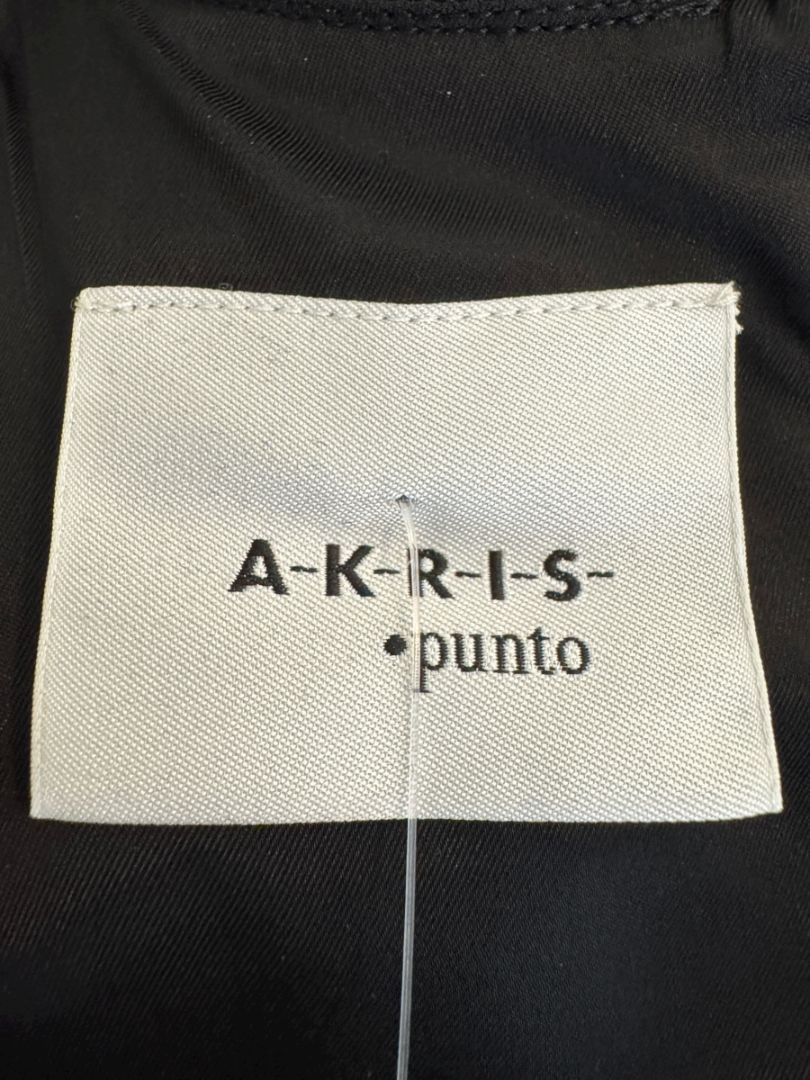 Akris Punto Women’s Black Wool Sleeveless Dress – Size 12