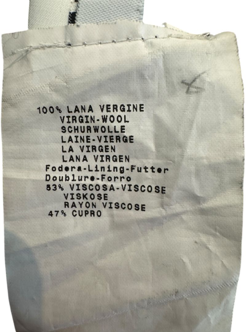 Armani Collezioni Black Virgin Wool Pencil Skirt – Size: 12