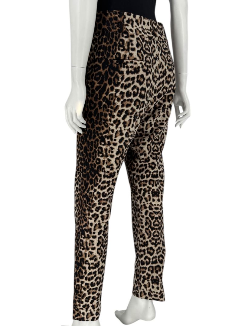 Veronica Beard Leopard Print Stretch Ankle Pants – Size 12