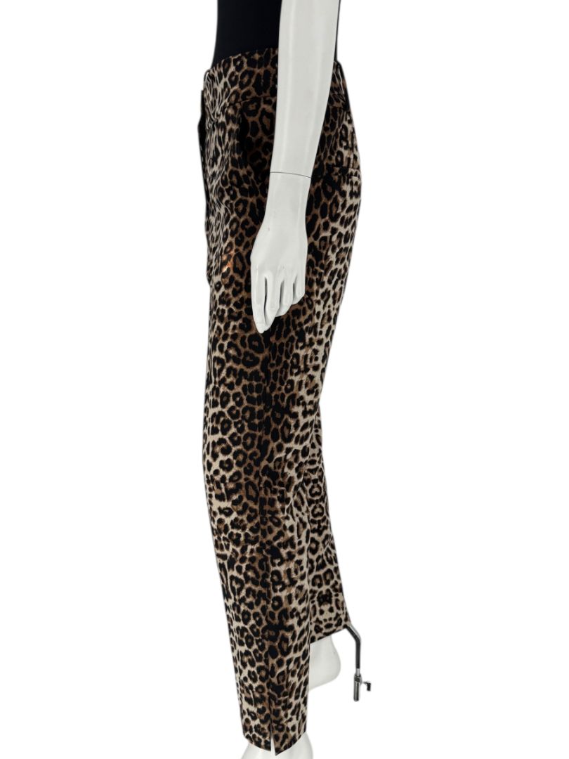Veronica Beard Leopard Print Stretch Ankle Pants – Size 12