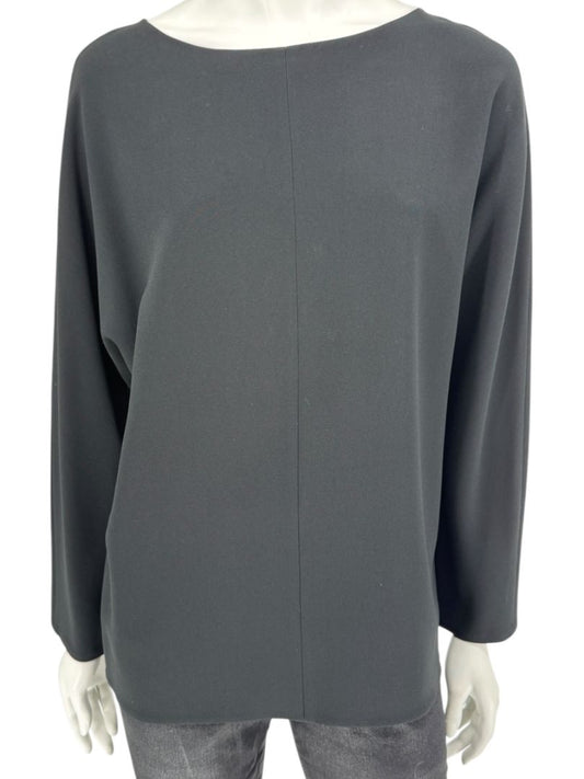The Row Black Long Sleeve Minimalist Top – Size S