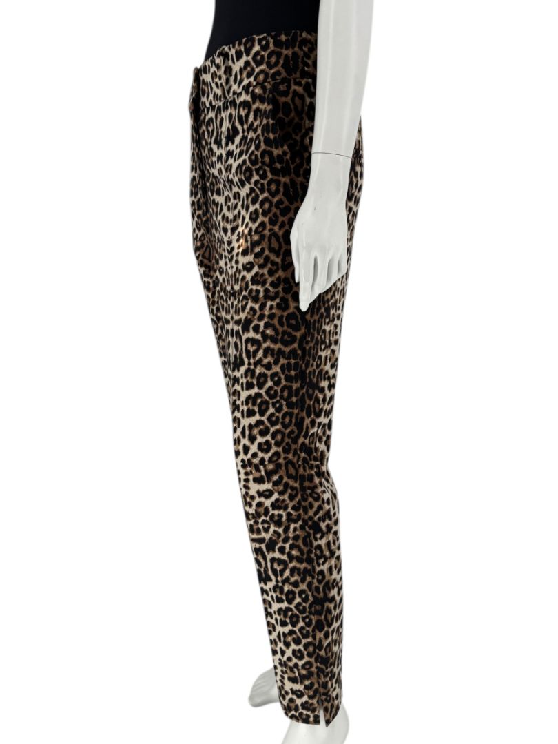Veronica Beard Leopard Print Stretch Ankle Pants – Size 12