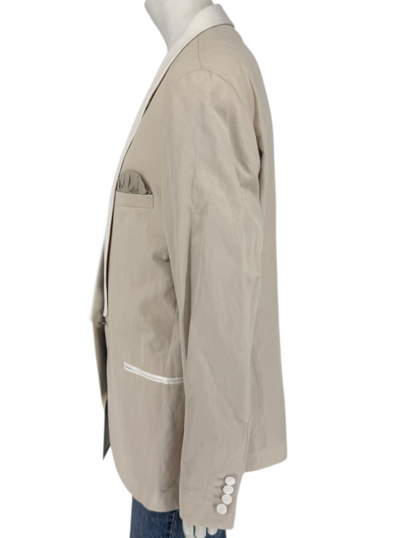 Lanvin ♥ H&M Men’s Beige Tuxedo Blazer – Limited Edition – EU 52/US 42R