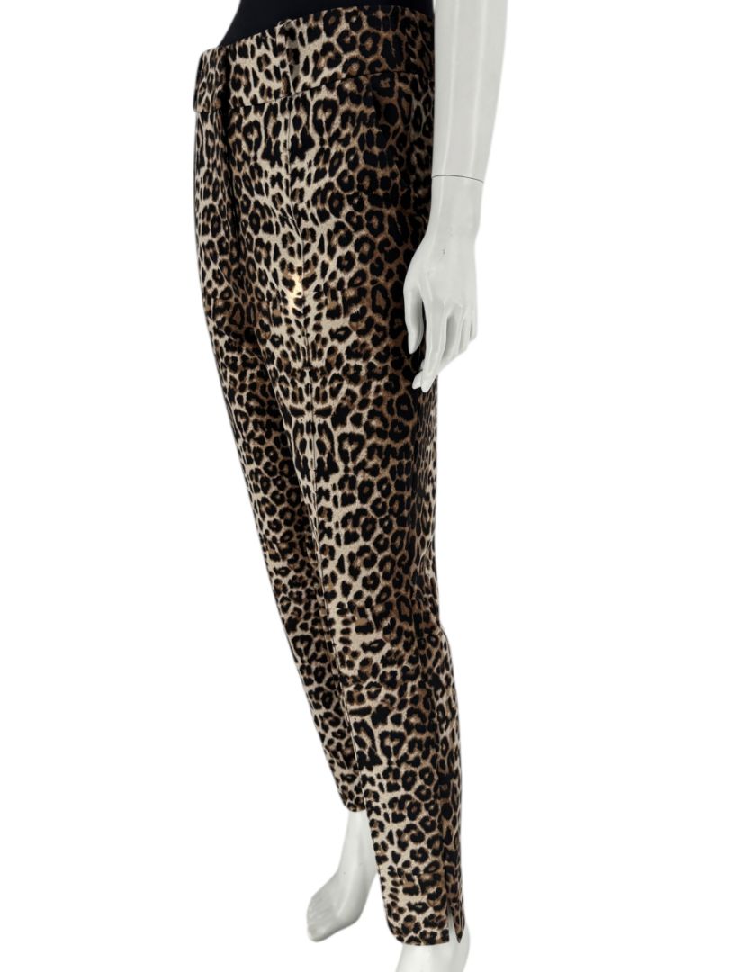 Veronica Beard Leopard Print Stretch Ankle Pants – Size 12
