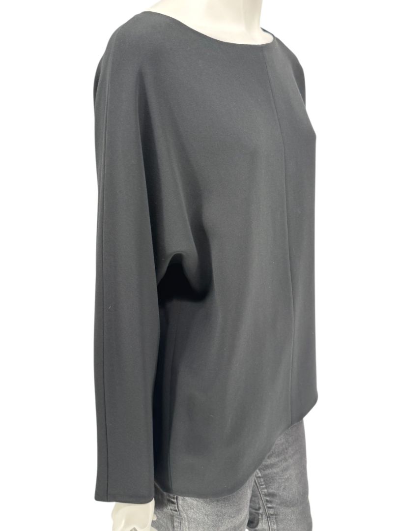 The Row Black Long Sleeve Minimalist Top – Size S