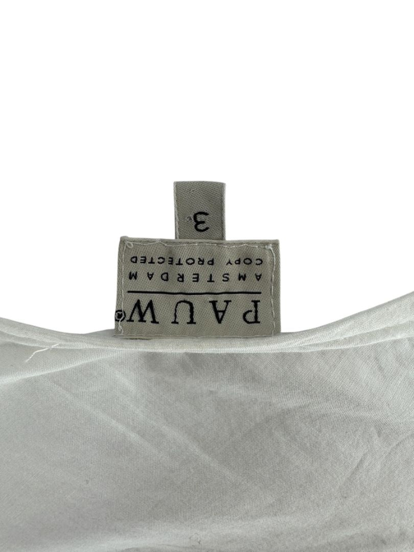 Pauw Amsterdam White Tiered Maxi Skirt – Size 3