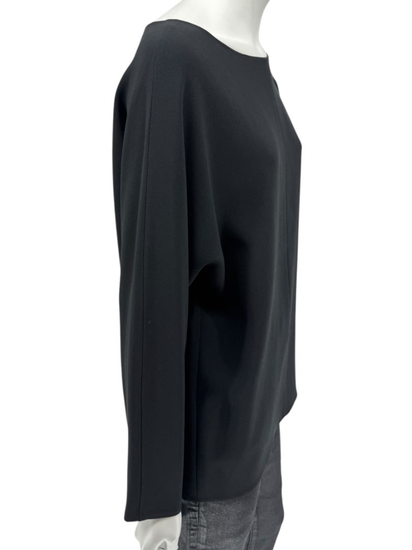 The Row Black Long Sleeve Minimalist Top – Size S