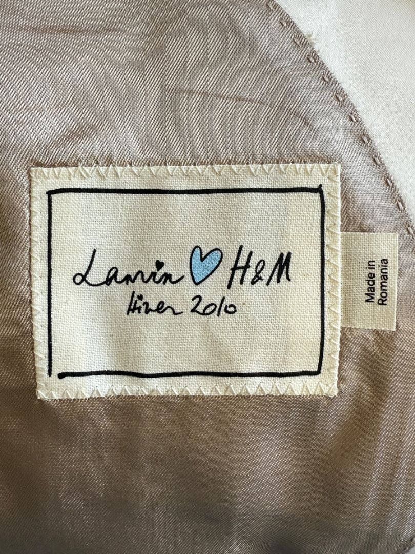 Lanvin ♥ H&M Men’s Beige Tuxedo Blazer – Limited Edition – EU 52/US 42R