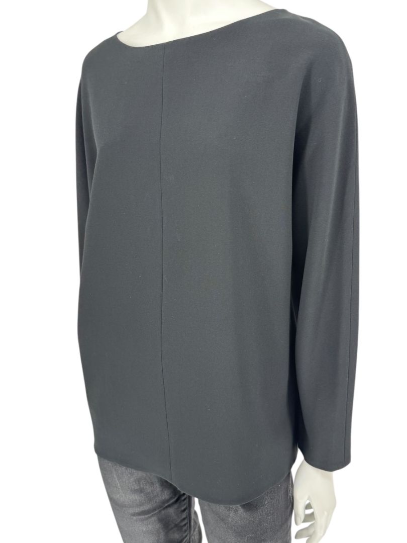The Row Black Long Sleeve Minimalist Top – Size S