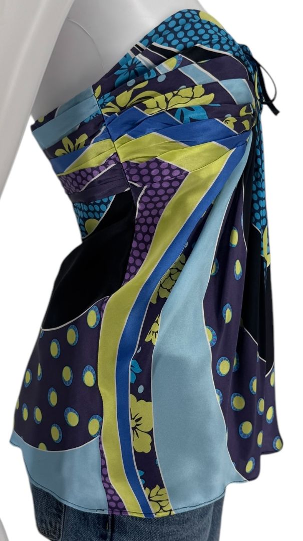 Laundry by Shelli Segal Silk Strapless Blouse – Size 2 (New with Tags)