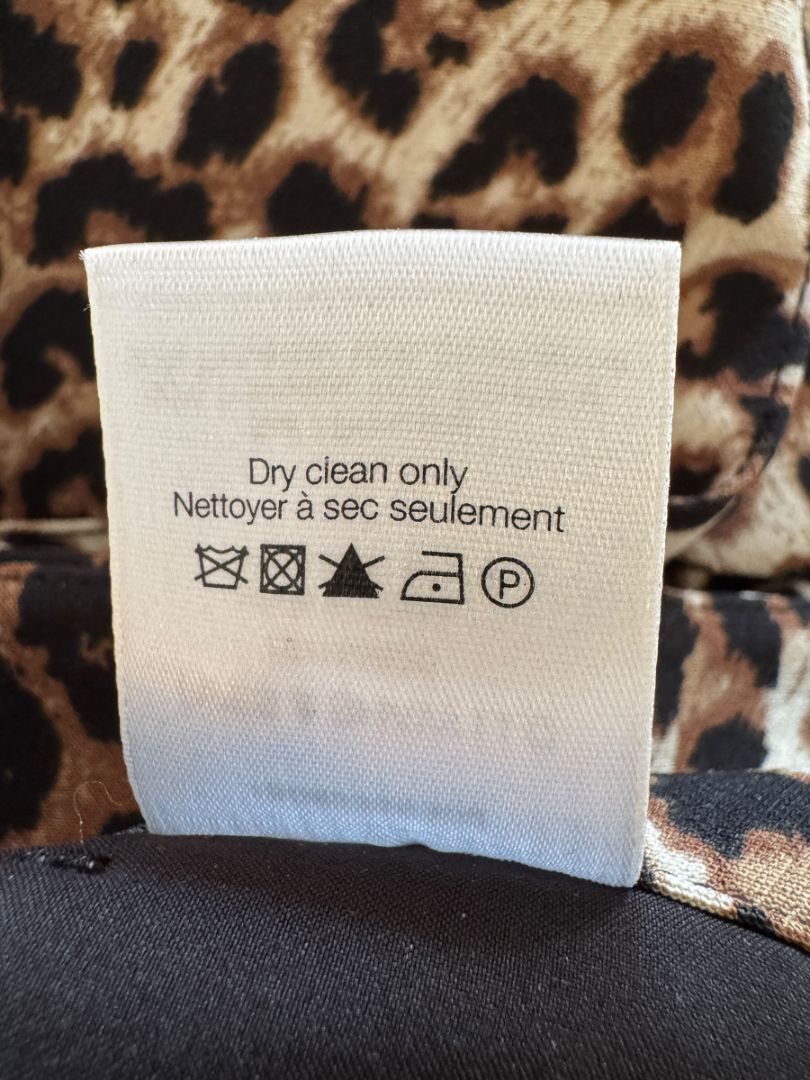 Veronica Beard Leopard Print Stretch Ankle Pants – Size 12