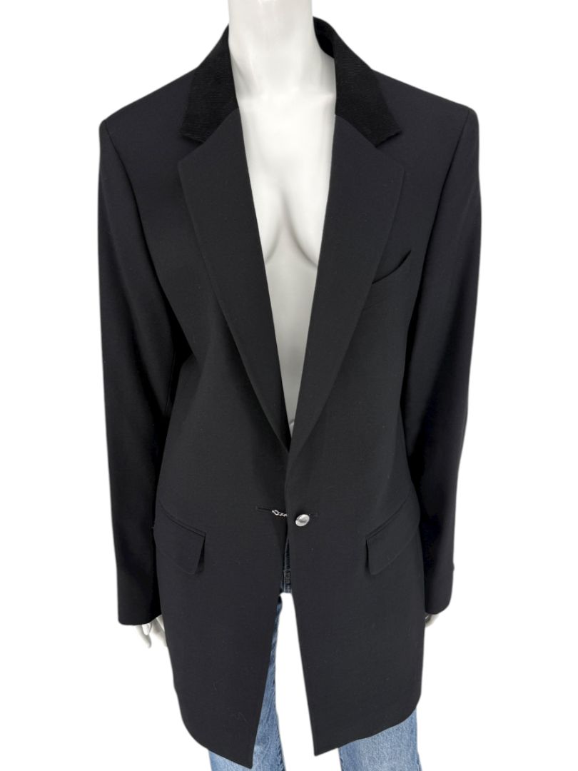Karl Lagerfeld for H&M Men’s Black Wool Blazer –Size EU 52 / US 42