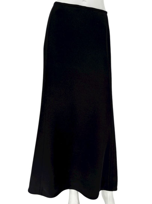 Armani Collezioni Black A-Line Midi Skirt – Size 14 (IT 50)
