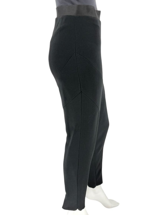 Pamella Roland Black Sculpted Seam Pants - Large