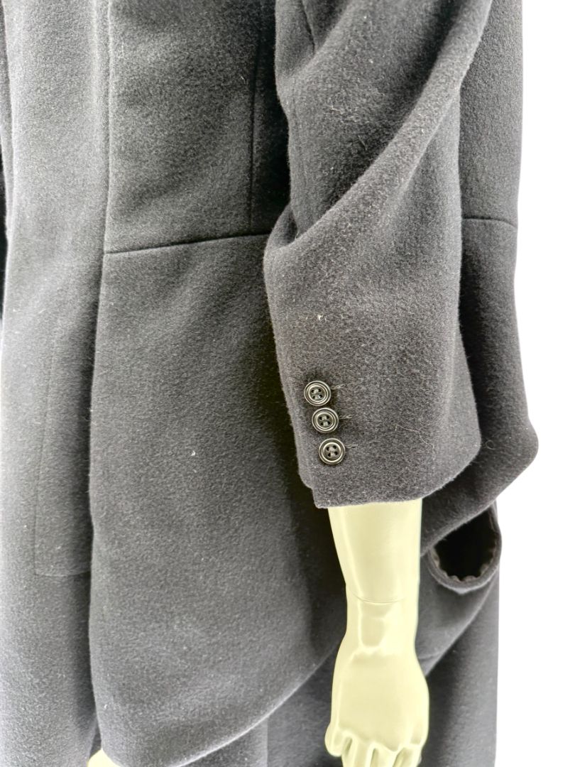 Comme des Garçons Black Wool Sculptural Coat – Fall 2009 – Size S