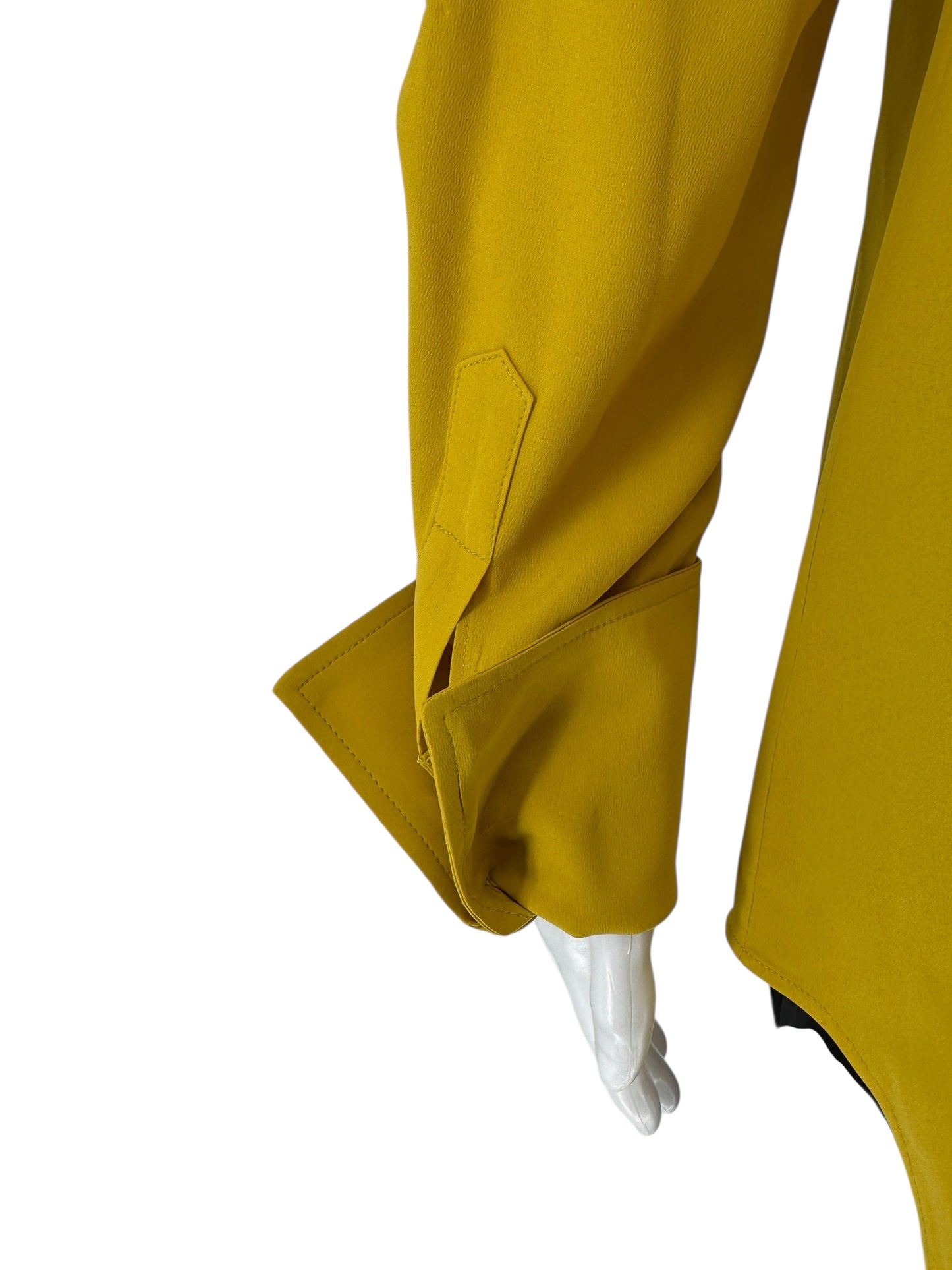 Sportmax Mustard Button-Up Shirt – Size IT 44 / US 8
