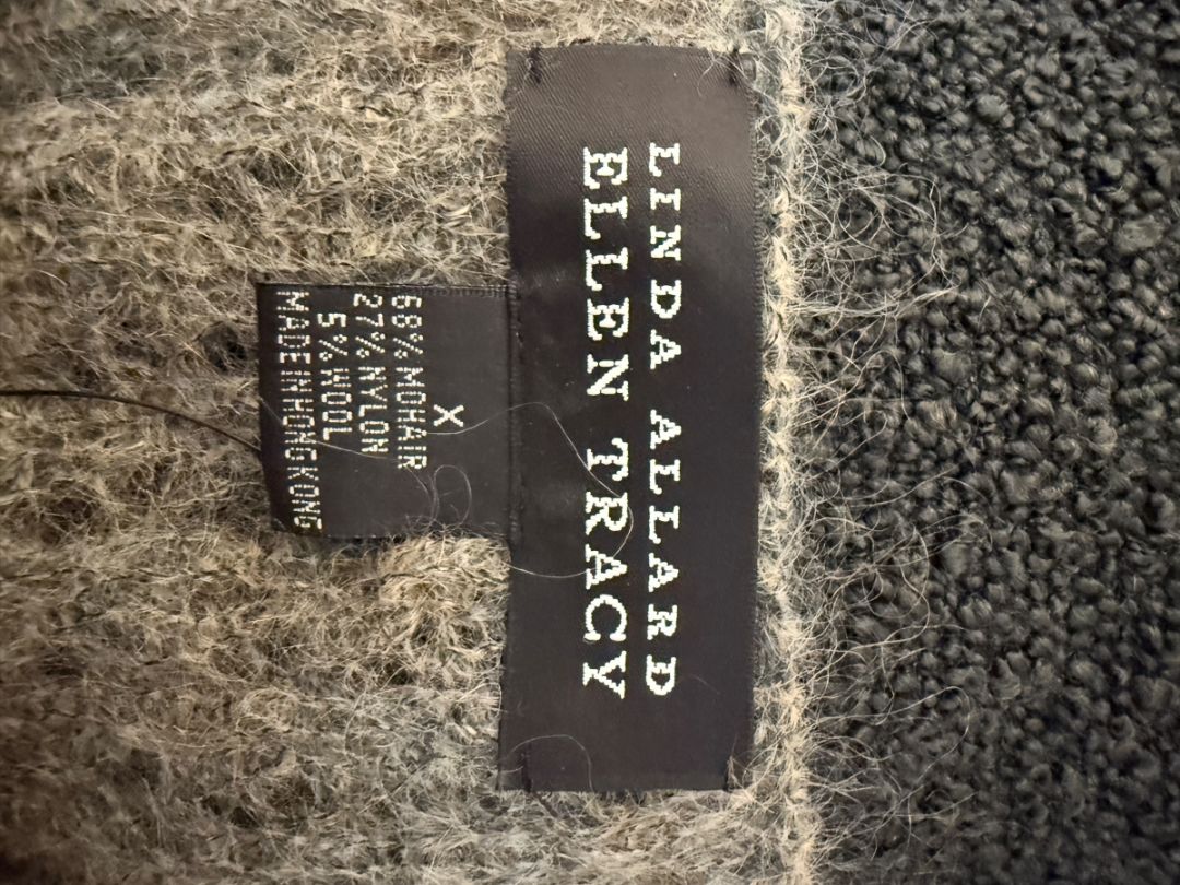 Linda Allard Ellen Tracy “Sage” Mohair Blend Open-Knit Tank – Size XL